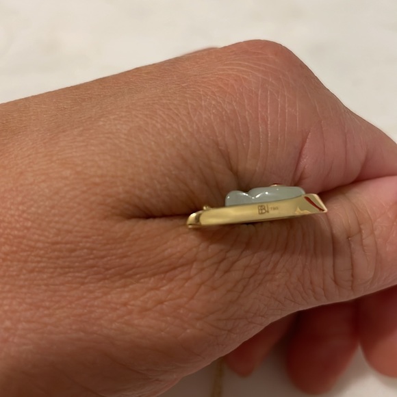 Brent neale small snail Peruvian opal/pink sapphire - Picture 6 of 6